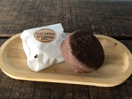 Alfajor chocolade puur met rode vruchten en Dulce de leche